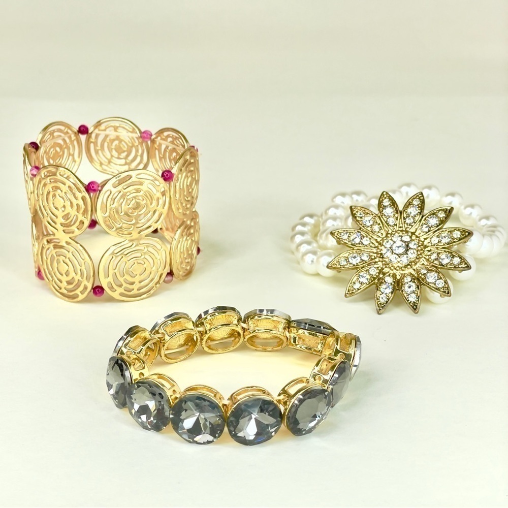 Bracelet Bundle of 3 | Stretchy Statement Pieces